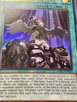 3x Forbidden Droplet | RA01-EN064 | Ultra Rares | NM | 1st Edition | YuGiOh! - Image 4