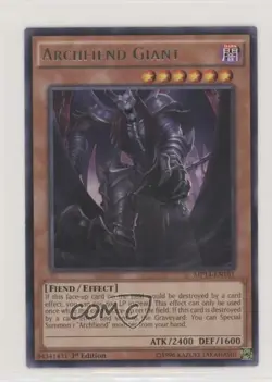 Archfiend Giant 1st Ed. YuGiOh Mega-Tins Mega Pack #MP14-EN181 - Image 1
