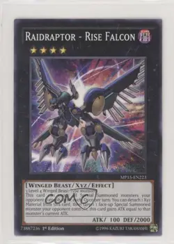 Raidraptor - Rise Falcon 1st Ed. YuGiOh The Secrets of Eternity #SECE-EN050 - Image 1