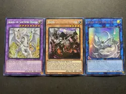 Blazing Cartesia, The Virtuous + Albion The Sanctifire Dragon + Spirit | YuGiOh! - Image 1