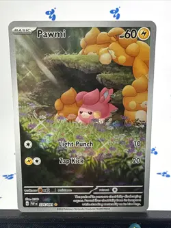 Pawmi SV Paldean Fates Card 226/091 Illustration Rare Near Mint FREE SHIPPING! - Image 2