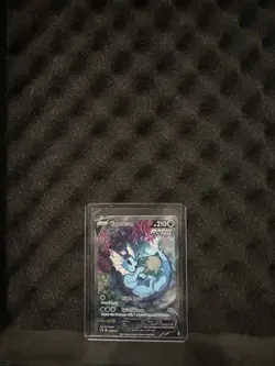 Vaporeon V SWSH181 Pokemon TCG Sword & Shield Holo Black Star Promo Card - Image 1