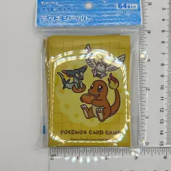 Good Friends Charmander Pokemon Center Deck Shield 64ct Card Game Sleeves Japan - Image 2