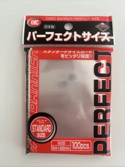 KMC Perfect Size Card Sleeves - 100 Count 4521086000273 - Image 1