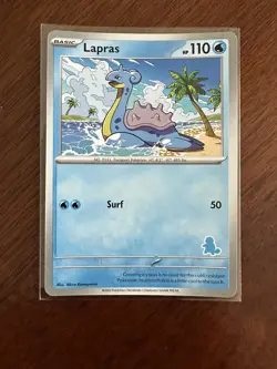 Lapras - (Squirtle Stamped) My First Battle Deck Promo Rare Pokemon Card - NM - Image 1