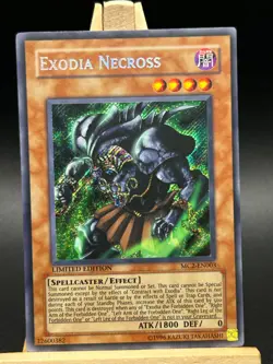 Yu-Gi-Oh! Exodia Necross Secret Rare MC2-EN003 Limited Edition Card - Image 1