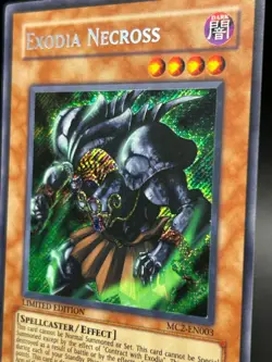 Yu-Gi-Oh! Exodia Necross Secret Rare MC2-EN003 Limited Edition Card - Image 2
