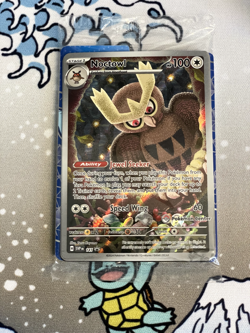 Noctowl 141 - Pokemon Center Promo - SV:07 Stellar Crown Card NM Holo Sealed - Image 1