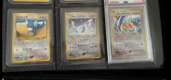 2001 Japanese Neo 4 Light Dragonite #149 Holo Card PSA 9, dratini and dragonair - Image 1