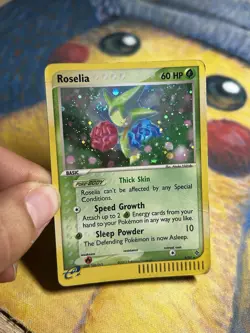 Roselia 9/97 EX Dragon Set Holo Vintage 2003 E Series Pokemon Card HP SWIRL - Image 3