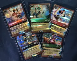LORCANA Pirate Cards DCL Disney Treasure FULL SET OF 5 Foil 2025 - SUPER RARE! - Image 1