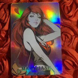 Mary Jane SPIDER-MAN Goddess Masters Anime Holo Waifu Girl Card - Image 1
