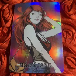 Mary Jane SPIDER-MAN Goddess Masters Anime Holo Waifu Girl Card - Image 2