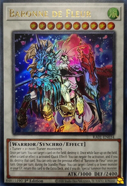 Baronne de Fleur - RA01-EN034 Ultra RARE HOLO 1st Edition Yu-Gi-Oh! TCG Card - Image 1