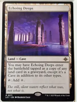 Echoing Deeps - The Lost Caverns of Ixalan - Magic the Gathering MTG Nice! - Image 1