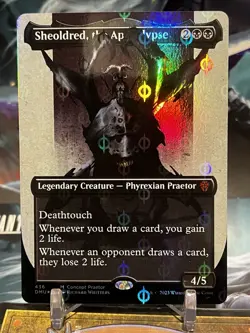 MTG | Sheoldred, the Apocalypse (Concept Praetor) [DMU] ✨Step-and-Compleat FOIL✨ - Image 1