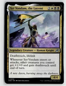 MTG Edge Of Eternities Syr Vondam, The Lucent x4 NM Uncommon 232 - Image 1