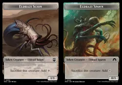 4x Eldrazi Spawn/Eldrazi Scion Token, Modern Horizons 3 Tokens, MTG, 4 pack - Image 1