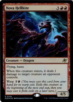 Nova Hellkite Foil Edge of Eternities 148 NM MTG - Image 1