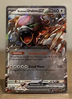 Bloodmoon Ursaluna ex 141/167 SV06: Twilight Masquerade Pokemon TGC NM/M - Image 1