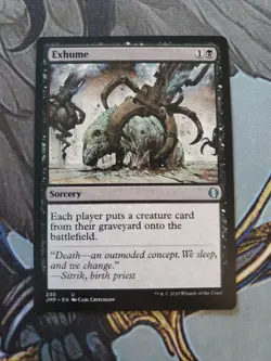 Magic The Gathering Exhume Jumpstart Uncommon NM 2020 - Image 1