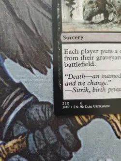 Magic The Gathering Exhume Jumpstart Uncommon NM 2020 - Image 4