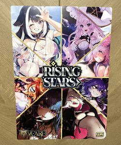 VCARD Rising Stars First Edition QR code Promo Card Poster Art Set - Image 1