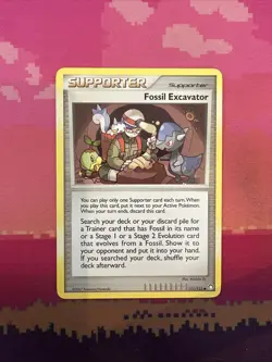 Pokemon Card Fossil Excavator Mysterious Treasures Uncommon 111/123 Near Mint - Image 1