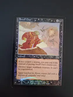 FOIL Snuff Out Mercadian Masques MTG Magic the Gathering Cards Rare - Image 1