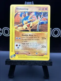 Hitmontop 82/147 Aquapolis 2002 Pokemon Card Common Regular NM - Image 2