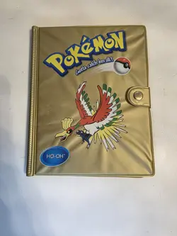 Toysite: Pokemon Gold Card Binder, Ho-Oh (4 Pocket, 20 Pages) Pre-Owned - Image 1