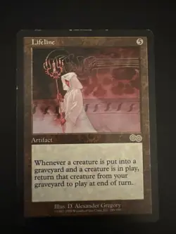 Lifeline Urza's Saga Regular Rare Card In LP Condition MTG Free Shipping - Image 1