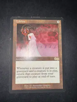 Lifeline Urza's Saga Regular Rare Card In LP Condition MTG Free Shipping - Image 2