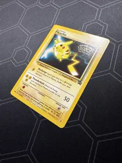 Pokemon TCG Pikachu #4 Stamped 1999 WB Movie Black Star Promo Card HP - Image 2