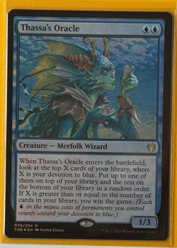 [FOIL] English Thassa's Oracle NM Foil Theros Beyond Death - Image 1