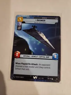 Star Wars Unlimited SOR Avenger - Hunting Star Destroyer Hyperspace Card 306 - Image 1