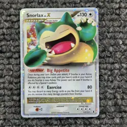 Snorlax Lv. X 111/111 2009 Ultra Holo Rare Rising Rivals Pokemon Card - Image 1