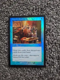 Careful Study Foil MTG Magic the Gathering card - Image 1