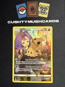 POKEMON MIMIKYU COSMIC ECLIPSE FULL ART CHARACTER CARD 245/236 - Image 1