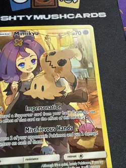 POKEMON MIMIKYU COSMIC ECLIPSE FULL ART CHARACTER CARD 245/236 - Image 2