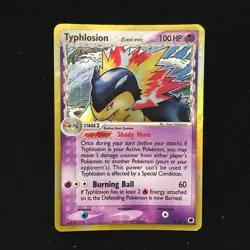 Typhlosion 12/101 Pokemon Card (Reverse Holo) Moderately Played - Image 1