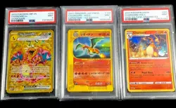 Charizard PSA 9 Lot 3 Cards Mint 1st Edition Holo Secret Rare Graded Pokemon TCG - Image 1