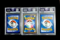 Charizard PSA 9 Lot 3 Cards Mint 1st Edition Holo Secret Rare Graded Pokemon TCG - Image 2