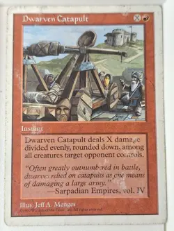 Dwarven Catapult - (HP) 5th Edition Core Set - Magic the Gathering MTG - Image 1