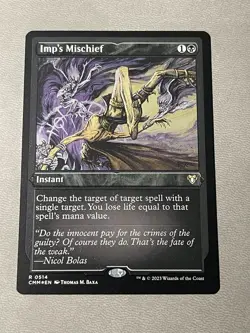 Imp's Mischief (Foil Etched) Commander Masters Foil - Image 1