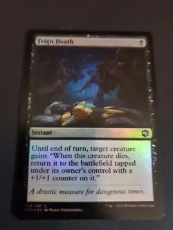 MTG FOIL Feign Death - Adventures in the Forgotten Realms #103 NM - Image 1