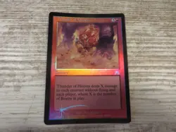 1x FOIL Thunder of Hooves - Onslaught - NM - English - OOP MTG Direct Damage - Image 1