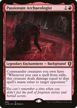 MTG - Passionate Archaeologist - Battle for Baulders Gate- #656 - Foil - Image 1
