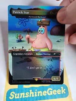 Patrick Star - Barktooth Warbeard (Rainbow Foil) Secret Lair Drop Foil - Image 2
