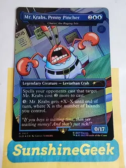 Mr. Krabs, Penny Pincher - Charix, the Raging Isle (Rainbow Foil) Secret Lair... - Image 1